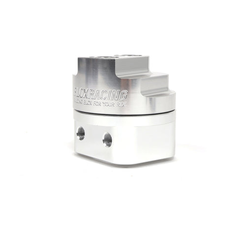 BLOX Racing Remote Oil Filter Relocation Kit - Polished