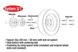 Eibach Pro-Spacer 15mm Spacer / Bolt Pattern 5x100 / Hub Center 57.1 for 96-01 Audi A4 (B5)