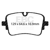 EBC 2020+ Audi A8 Quattro (D5) 3.0TT Yellowstuff Rear Brake Pads