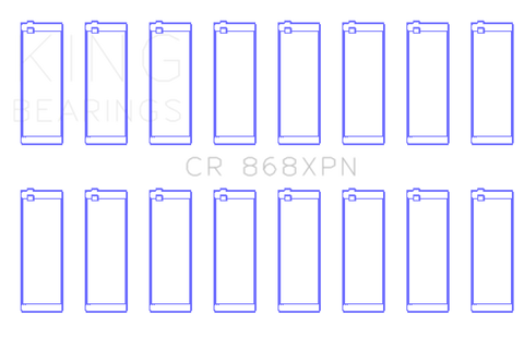 King Engine Bearings Ford Prod V8 4.6L/5.4L Performance Rod Bearing Set - Size +0.25mm