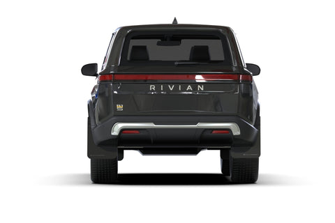 Rally Armor 22-26 Rivian R1S Black UR Mud Flap w/Metallic Black Logo