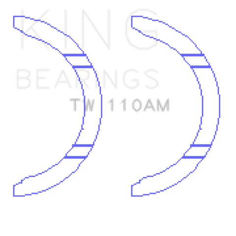 King Engine Bearings Honda D15A2/D15A3/D15B1/D15B2/D15B7/D15B8/D15Z1 Thrust Washer Set