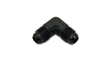 Vibrant -12AN 90deg Flare Union Fitting - Aluminum