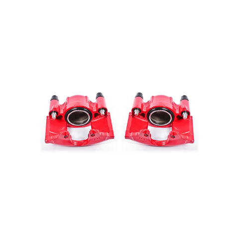 Power Stop 90-93 Cadillac Commercial Chassis Front Red Calipers w/o Brackets - Pair