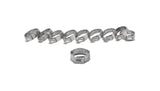 Vibrant One Ear Stepless Pinch Clamps 25.4-28.6mm clamping range (Pack of 10) SS 7mm band width