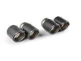 Akrapovic 2024+ BMW M5 (G90,G99) Round Carbon Fiber Tail Pipe Set