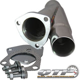 QTP 2.25in Weld-On QTEC Exhaust Cutout Y-Pipe