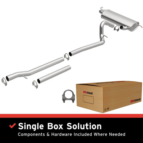 MagnaFlow BRE Exhaust Kit 07-11 Jeep Wrangler 3.8L