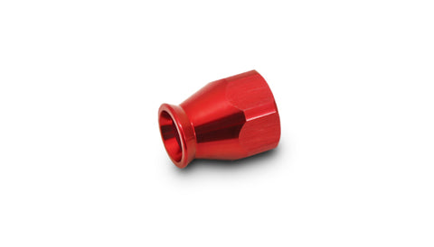 Vibrant -8AN Hose End Socket for PTFE Hose Ends - Red