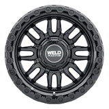 Weld Off-Road Swift 17x9in - 5x114.3 / 5x127 BP - ET-12 - 78.1mm CB - Gloss Black Wheel & Ring