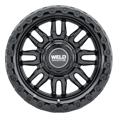 Weld Off-Road Swift 17x9in - 5x114.3 / 5x127 BP - ET-12 - 78.1mm CB - Gloss Black Wheel & Ring