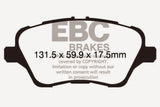 EBC 13+ Ford Fiesta 1.6 Turbo ST Ultimax2 Front Brake Pads