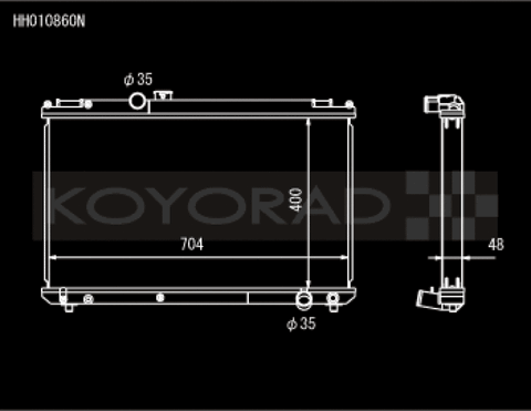 Koyo 96-00 Toyota Chaser JZX100 2.5L Inline 6 Turbo w/ Manual Trans Radiator