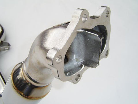 Invidia 02-07 WRX/STi Polished Divorced Waste Gate Downpipe with High Flow Cat