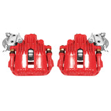 Power Stop 93-97 Chevrolet Camaro Rear Red Calipers w/Brackets - Pair