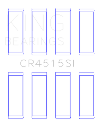King Engine Bearings Ford/Mazda 2.0L Duratec (Size STD) Silicon Bi-Metal Aluminum Rod Bearing Set