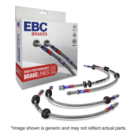 EBC 99-03 Ford Mustang GT (4th Gen) 4.6L Stainless Steel Brake Line Kit