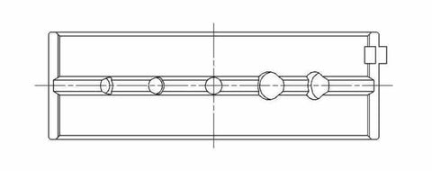ACL Nissan SR20DE/DET GTiR Standard Size High Performance Main Bearing Set - 5 oil holes in upper