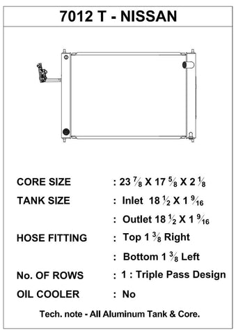 CSF 08-17 Nissan 370Z M/T Radiator