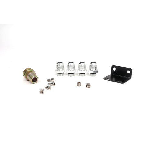 BLOX Racing Remote Oil Filter Relocation Kit - Polished