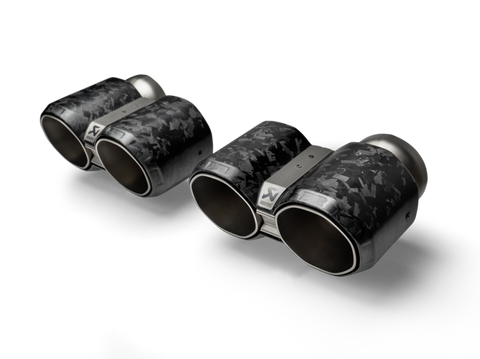 Akrapovic BMW M2 Coupe (G87) Tail Pipe Set - Chopped Carbon