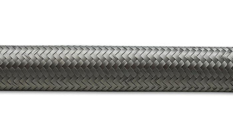 Vibrant -6 AN SS Braided Flex Hose (2 foot roll)