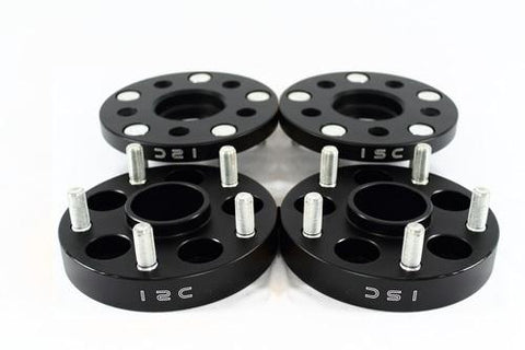 ISC Suspension 5x100 Hub Centric Wheel Spacers 15mm Black (Pair)