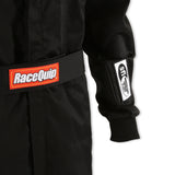 RaceQuip Black SFI-1 1-L Suit - Medium