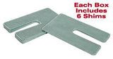 SPC Performance ZINC SHIMS 2.5x5x3.0 deg.