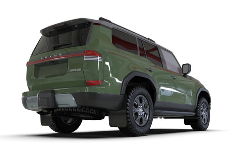 Rally Armor 2024+ Lexus GX-550 Overtrail Black UR Mud Flap Metallic Black Logo
