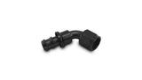 Vibrant Push-On 60 Degree Hose End Elbow FittingSize -6AN