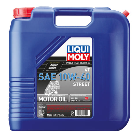 LIQUI MOLY 20L Motorbike 4T SAE 10W40 Street