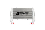 AMS Performance 2017+ Ford F150/Raptor 2.7L/3.5L EcoBoost High Mount Intercooler (Silver w/AMS Logo)