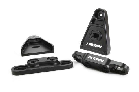 PERRIN 15+ Subaru WRX/STI High-Lift Hood Brackets (Black)