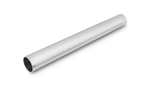 Vibrant 2.75in O.D. Universal Aluminum Tubing (18in long Straight Pipe) - Polished