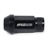 BLOX Racing Street Series Forged Lug Nuts - Black 12 x 1.5mm - Set of 20 (New Design)