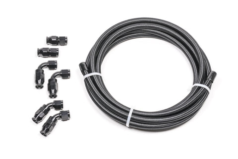Radium Engineering 8AN Universal PTFE Hose Kit - Black Carbon
