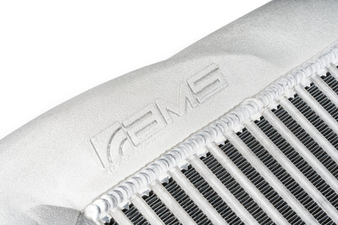 AMS Performance 2017+ Ford F150/Raptor 2.7L/3.5L EcoBoost High Mount Intercooler (Silver w/AMS Logo)