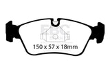 EBC 99-02 BMW Z3 Bluestuff Front Brake Pads