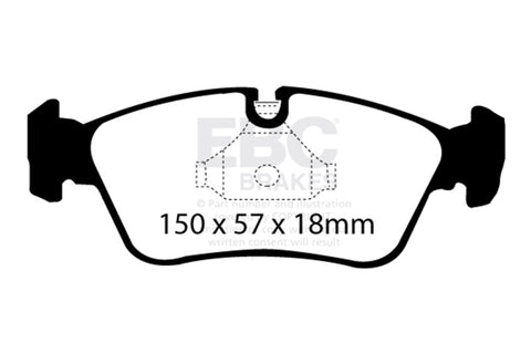 EBC 99-02 BMW Z3 Bluestuff Front Brake Pads
