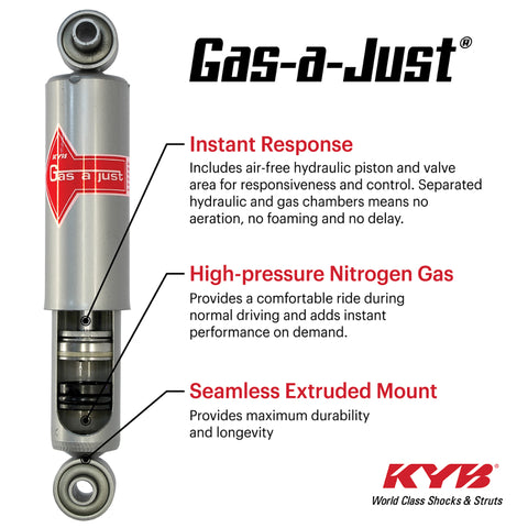 KYB Shocks & Struts Gas-A-Just Front GMC MOTORHOME CHASSIS 1973-78
