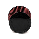BLOX Racing Performance Filter Kit w/ 3.5inch Velocity Stack Black Filter and 3.5inch Silicone Hose