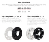 Eibach Pro-Spacer 15mm Spacer / Bolt Pattern 5x100 / Hub Center 57.1 for 96-01 Audi A4 (B5)