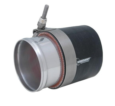 Vibrant Aluminum Joiner Coupling (2.25in Tube O.D. x 3in Overall Length)