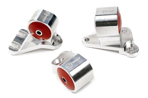 Innovative 92-95 Civic K-Series Silver Aluminum Mounts 75A Bushings (Not K24 Trans)