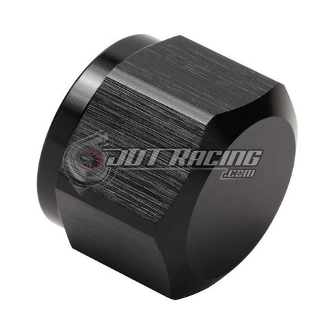 JDT Racing AN4 4AN Flare Cap with Internal O-Ring ORB Black Aluminum High Quality (Qty 2)
