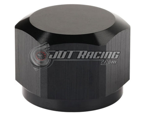 JDT Racing AN4 4AN Flare Cap with Internal O-Ring ORB Black Aluminum High Quality (Qty 4)