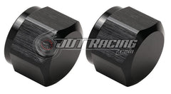 AN10 10AN Flare Cap with Internal O-Ring ORB Black Aluminum High Quality (Qty 2)
