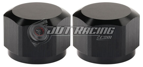 JDT Racing AN10 10AN Flare Cap w/ Internal O-Ring ORB Black Aluminum High Quality (Qty 12)