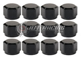 JDT Racing AN12 12AN Flare Cap w/ Internal O-Ring ORB Black Aluminum High Quality (Qty 12)